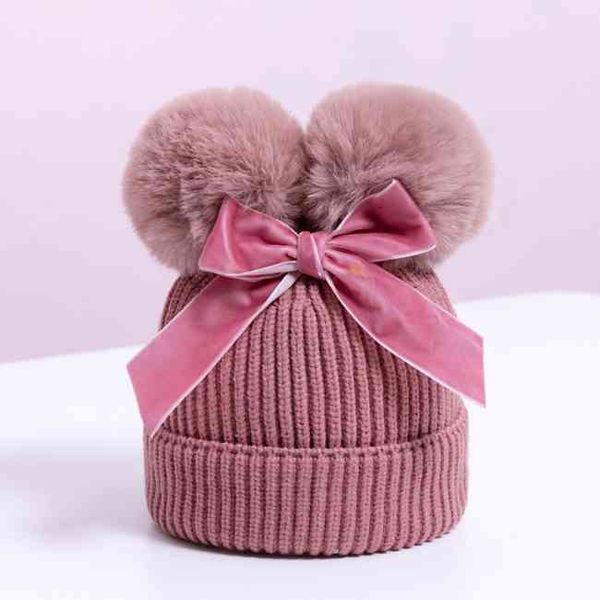 

phb 40289 pom dign fashion winter warm toddler knitted baby hats, Blue;gray