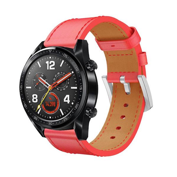 

watch bands beautiful leather strap 22mm genuine for huawei gt, Black;brown