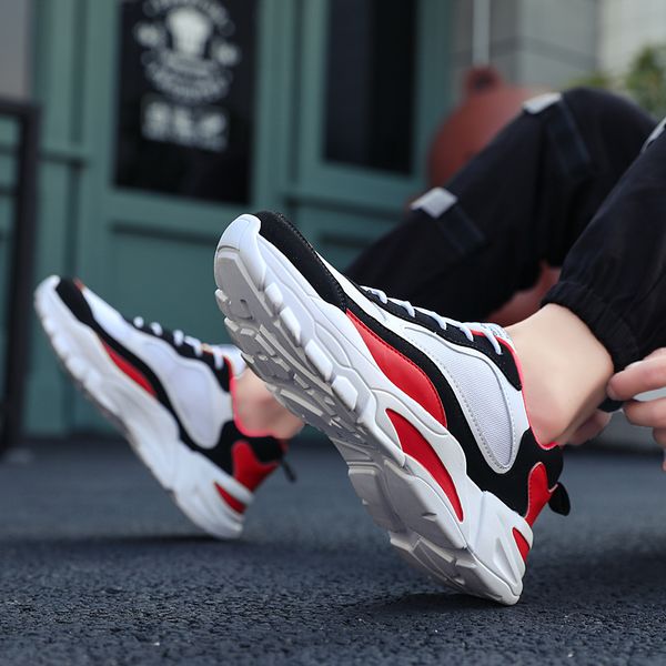

2021 summer women men running shoes casual student outdoor sports sneakers red grey blue size eur 38-46 code 49-0305