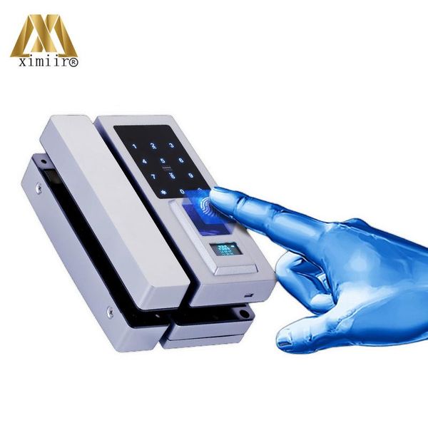 

arrival glass door lock office keyless electric fingerprint xm-q1 with touch keypad smart access control