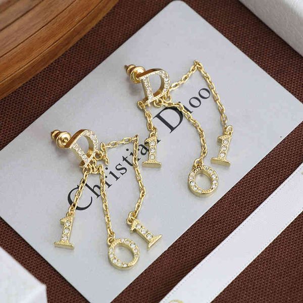 

design jewelry 2021 new family letter earrings and earrings, Silver
