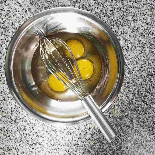 

bowls 1 set 3 pcs practical stainless steel bowl egg (different size silver)