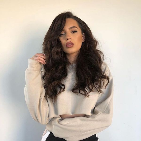 

women's tanks & camis europe and the united states jacket solid color navel short long-sleeved sweater fleece pullover bottoming s, White