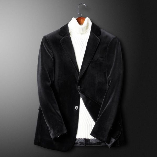 

men's suits & blazers 2021 arrival casual blazer men suit jackets male business clothes party dress brand m-4xl on sale, White;black