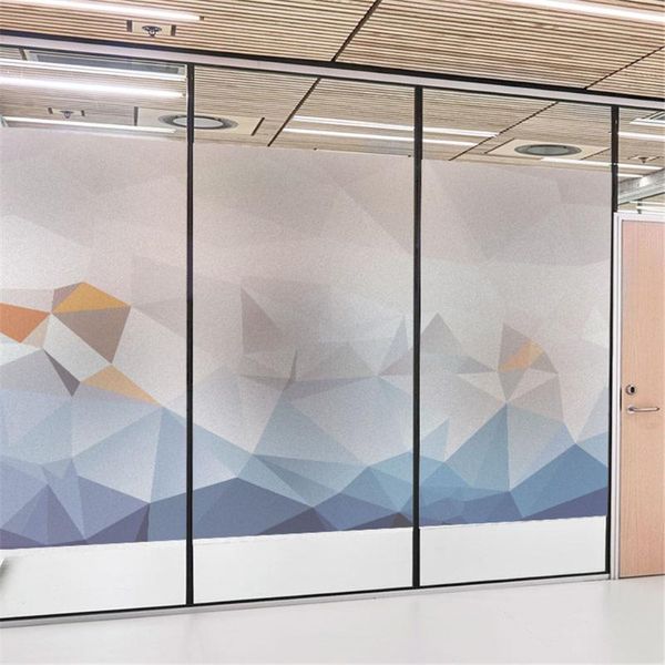 

window stickers the geometric film privacy glass sticker uv blocking heat control coverings tint for homedecor