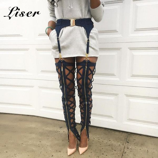 

women's pants & capris liser 2021 summer women lace up bandage fashion bodycon celebrity party wine red vestidos wholesale, Black;white