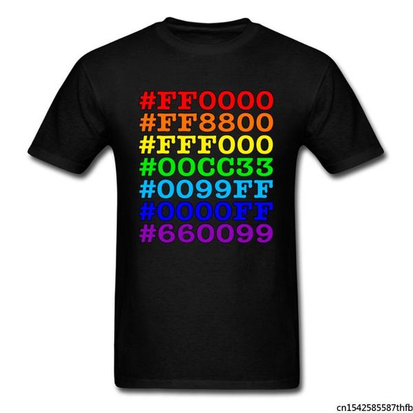 

men's t-shirts rainbow t shirt men youth t-shirt slim fit tee shirts clothes pride streetwear number print, White;black