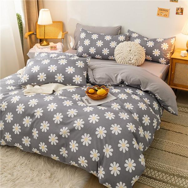 

bedding sets duvet cover flat sheet and pillowcase set  full quilt bed sheets double twin bedspread for kids adults 2021