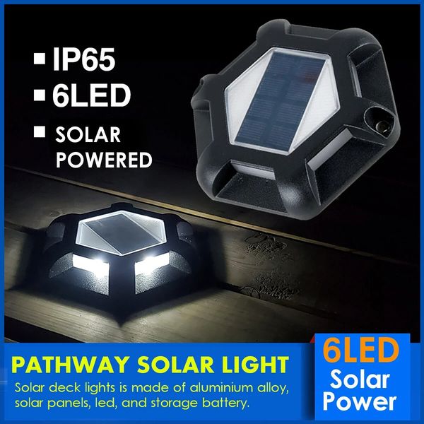

solar powered led lamp pathway waterproof outdoor underground walkway light