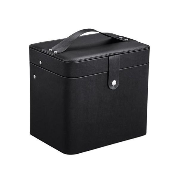 

makeup organizer korean large capacity cosmetic storage box portable deskmake up rangement with mirror boxes & bins