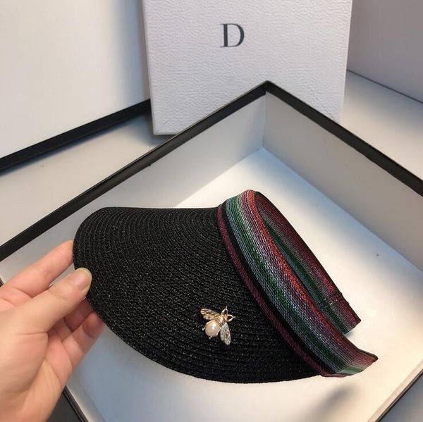 

letter empty cap casual summer visor sun mens designers hat sports women golf tennis outdoor beach headband snapback baseball hats, Blue;gray