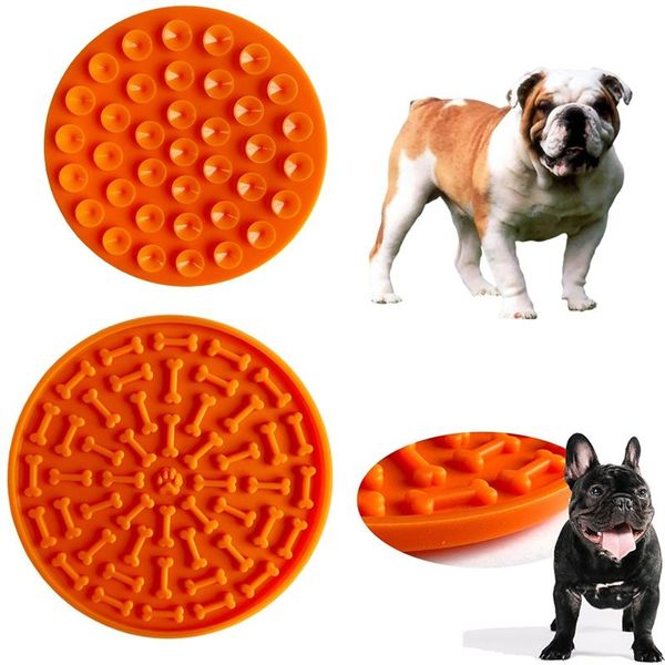 

lick pad dog home multifunction suction cup non toxic easy clean bathing pet mat grooming distraction feeding anti slip kennels & pens