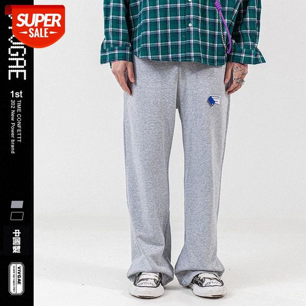 

vivgae men's loose retro oversize casual pants #o29p, Black
