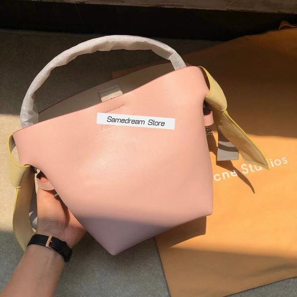 

macaron color matching women bags genuine leather fashion lady bag waist