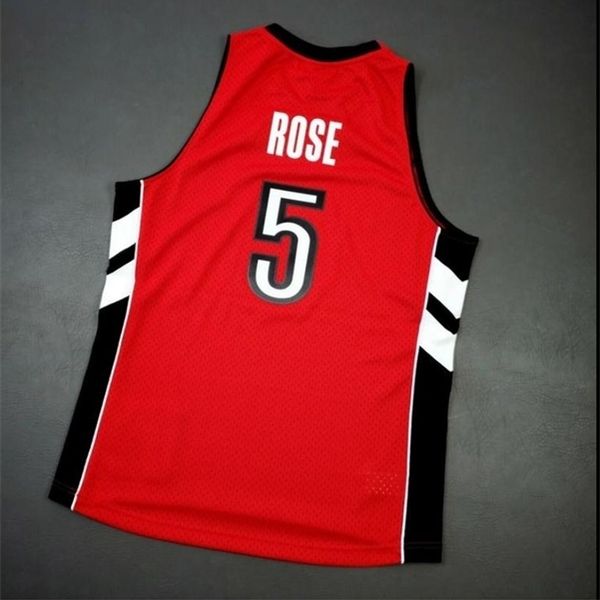 

001custom men youth women vintage jalen rose mitchell ness 04 05 college basketball jersey size s-6xl or custom any name or number jersey, Black