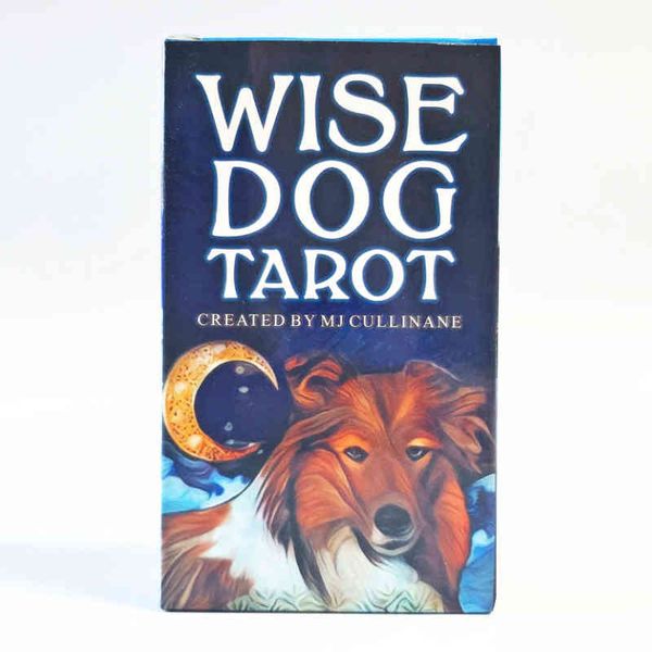

new tarot wise dog cards deck full english board game party famaliy playing 78pcs card