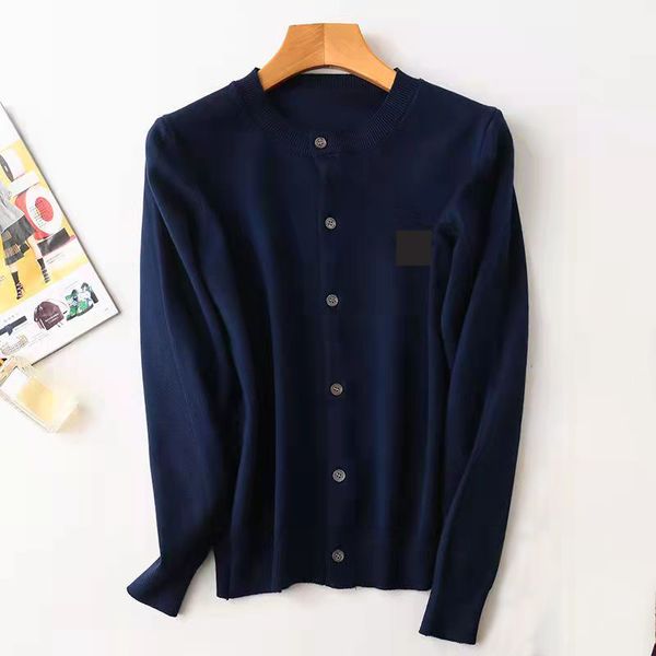 

21ss famous brand designer sweater luxurious men & women round neck trend button cardigan embroidery fashion autumn and winter couples, White;black