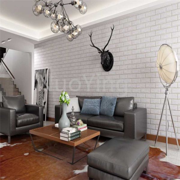 

3d wall stickers waterproof diy 70*77cm marble brick skin and self-adhesive wallpaper masonry kids room wallpapers
