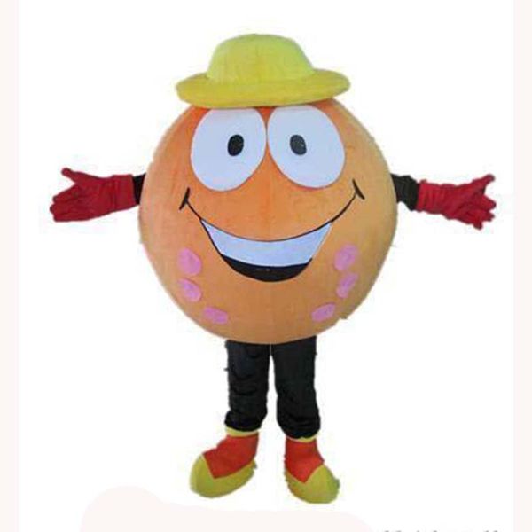

performance yellow hat orange mascot costumes halloween fancy party dress cartoon character carnival xmas easter advertising birthday party, Red;yellow