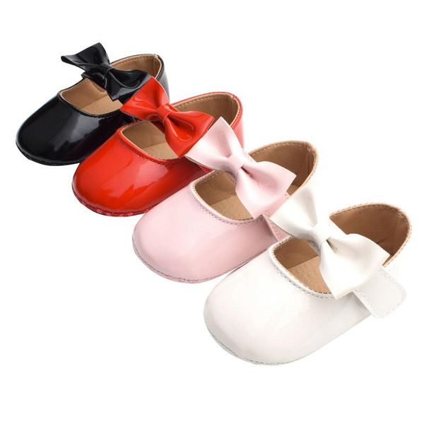 

kids princess shoes cute bow children students flats soft first walkers