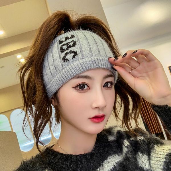 

beanies warm winter female headscarf keep outdoor sports hat knit wool women cap