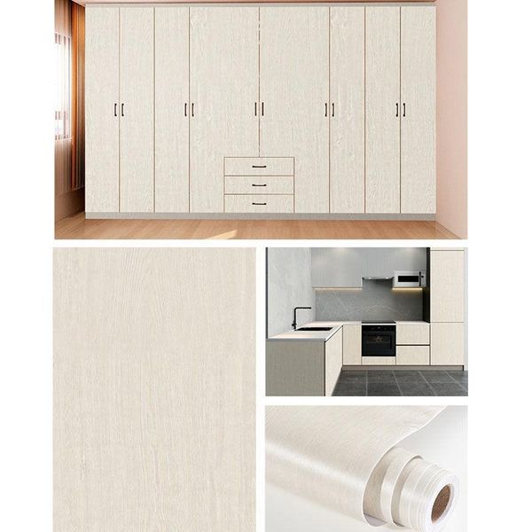 

wallpapers pvc waterproof wood grain wallpaper self-adhesive for wall in rolls kitchen stickers home furnitures door paper decor