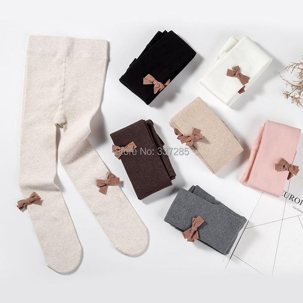 

footies spring baby girls cute bow tights princess lovely striped child autumn cotton warmer pantyhose for children kids girl, Blue