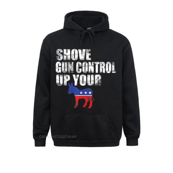 

men's hoodies & sweatshirts 2nd amendment firearm gun shirt funny shove control up year day est printed hoods 3d style mens, Black