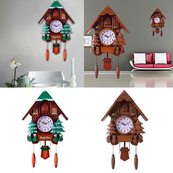 

wall clocks vintage cuckoo clock, intelligent tell time alarm clock decorative for living room /bedroom