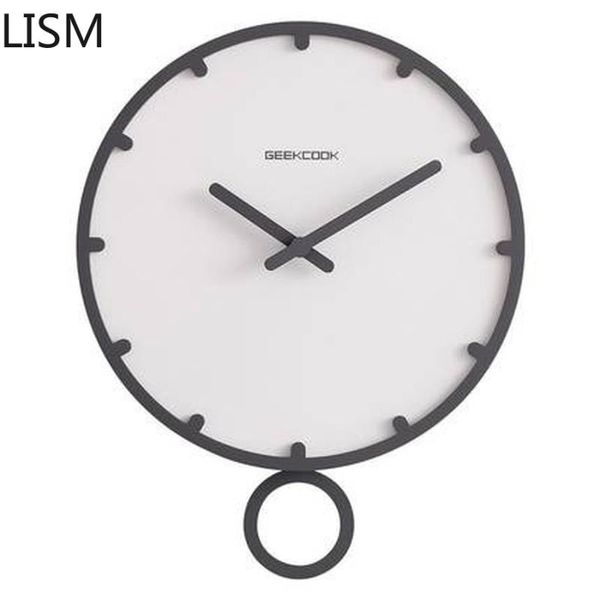 

wall clocks pendulum silent clock living room nordic modern minimalist creative 3d luxury large home decor reloj de pared