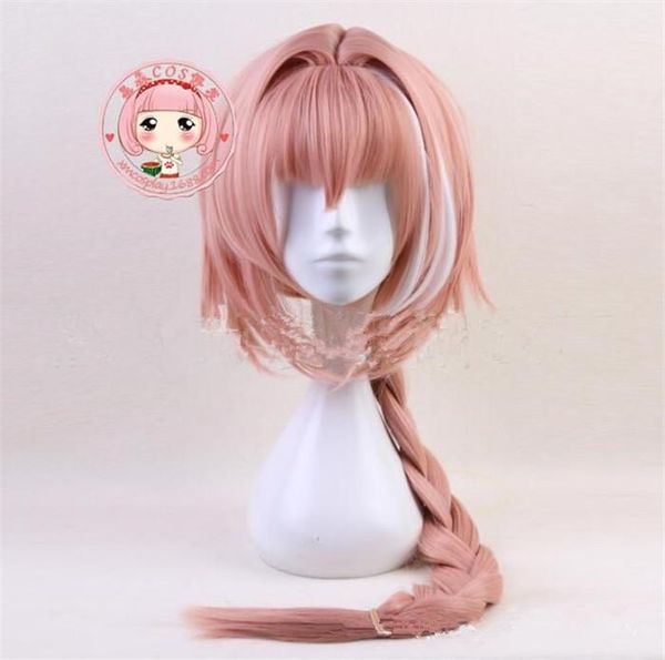 

party masks game fate grand order cosplay wig astolfo hair halloween women wigs a588