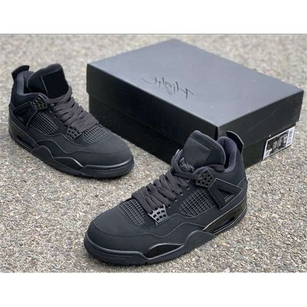 

j4s og shoes 4 black cat version se neon 4s unc men basketball size 40-47 sneakers