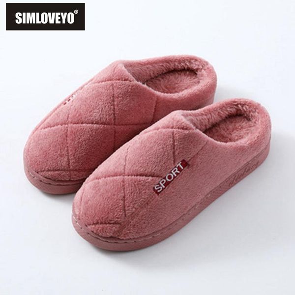 

slippers men's slipper 2021 solid color autumn and winter home for men warm indoor beadroom slides stripe cotton plus size 44, Black