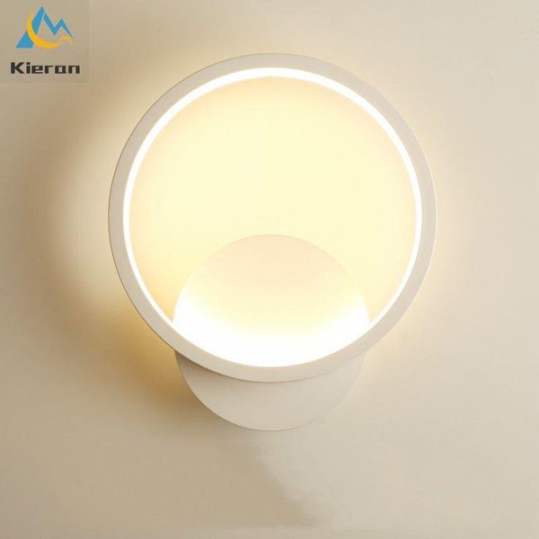 

wall lamp nordic modern simple iron art antirust led study bedroom living room decor light bedside corridor walllamp
