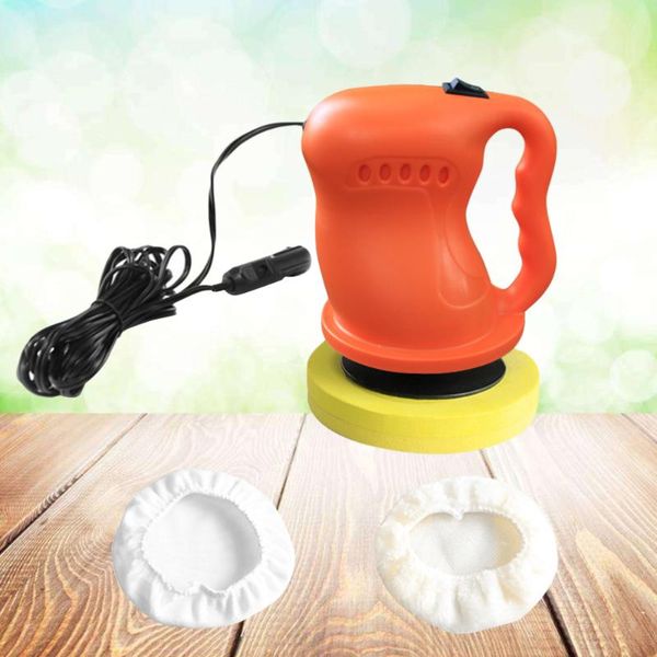 

care products 12v car polisher waxer kit waxing polishing machine (orange)