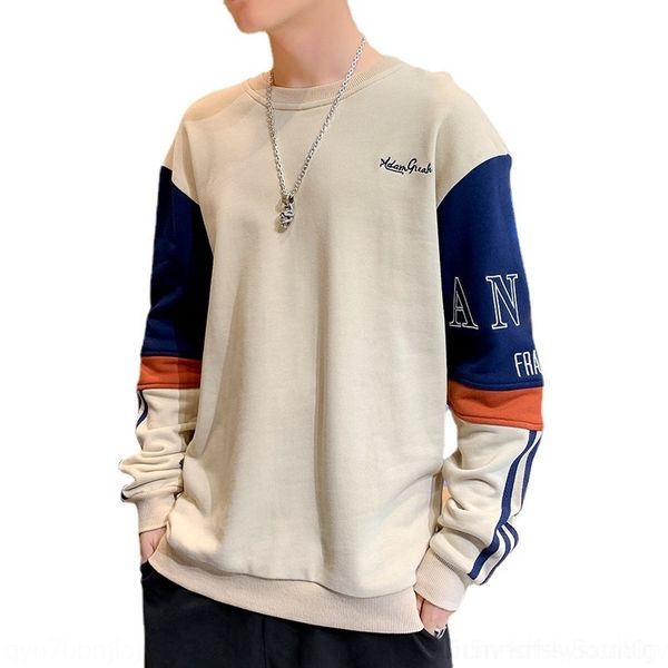 

9av weiyi men's 2021style underpants womenstyle pants in spring men's t-shirts) and autumn with round neck long sleeve fashion loo, White;black