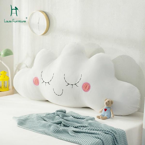 

furniture accessories louis fashion girl heart cotton embroidered cloud big backrest bedside tatami cushion