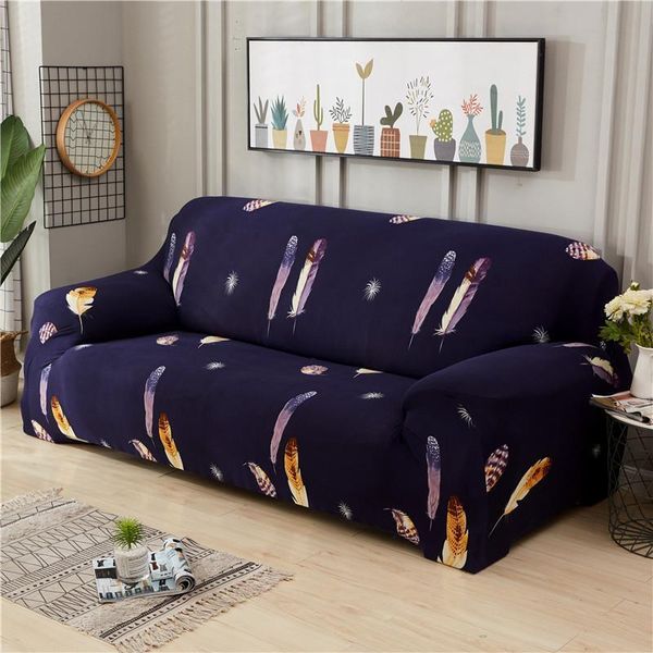 

chair covers 40 printing sofa cover for living room elastic polyester sectional l shape couch slipcover 1/2/3/4 seat home decor