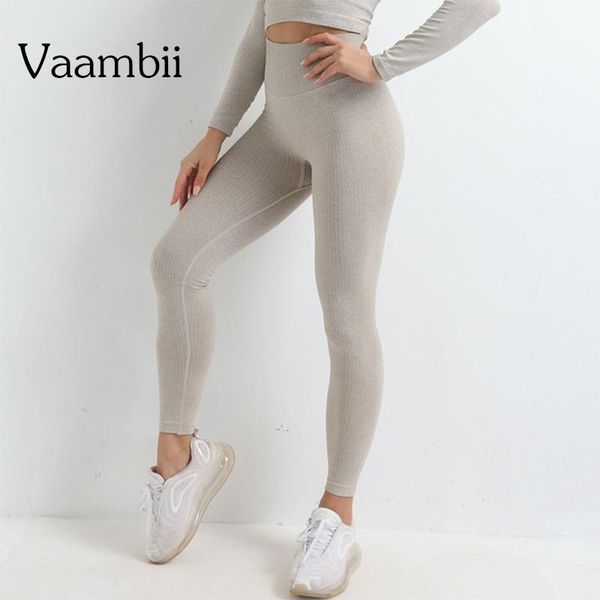 

seamless ribbed leggings booty high waisted trousers plus size women clothing leggins sport tights push-up fitnes yoga clothes outfit