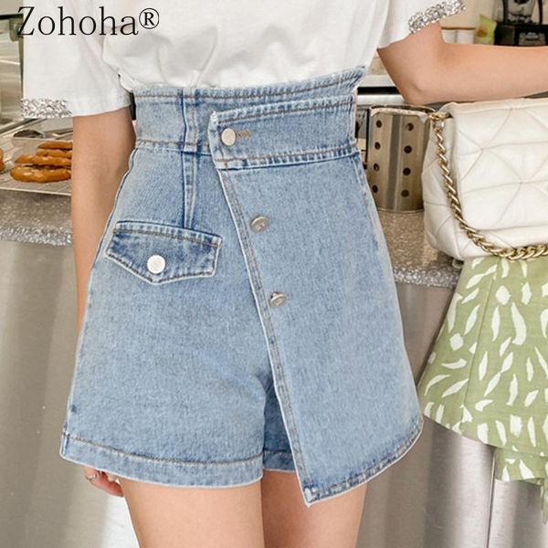 

women's jeans zohoha woman shorts high waisted 2021 summer streetwear vintage fashion the blue harajuku pants