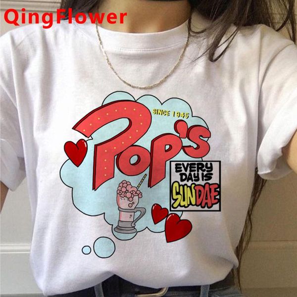 

riverdale southside serpents t shirt tshirt women tumblr casual harajuku kawaii grunge ulzzang summer white women's t-shirt