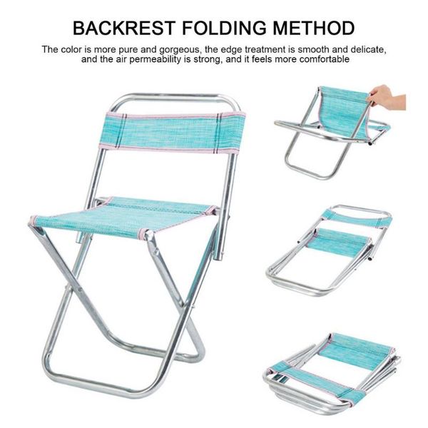 

fishing accessories outdoor folding fold aluminum chair stool seat camping foldable ultra light weight portable