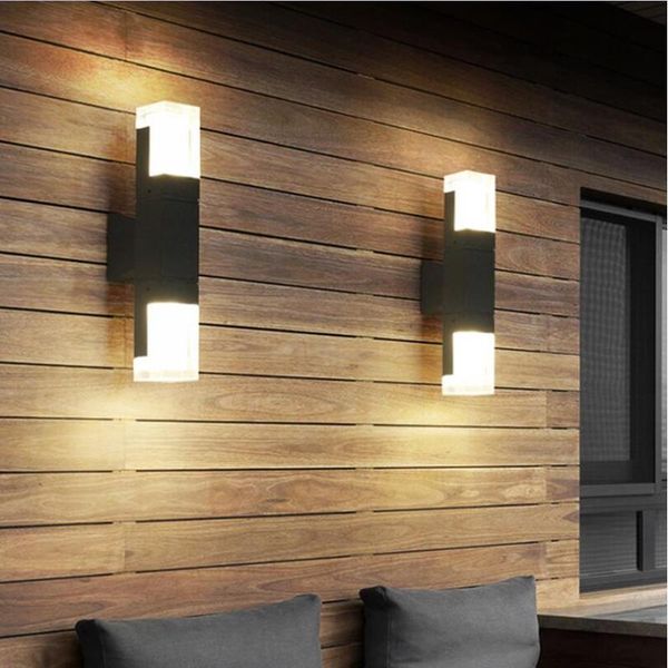 

outdoor motion sensor led wall light 10w 20w waterproof garden villa porch courtyard aisle el corridor lamp lamps
