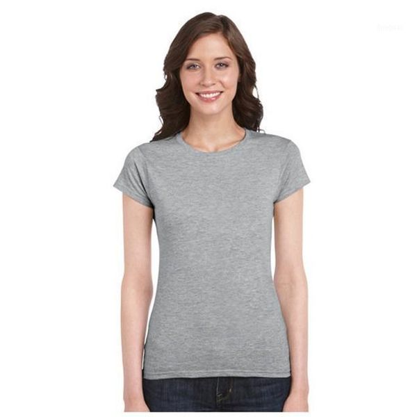 

cotton t shirt women summer elastic basic plain female casual short sleeve t-shirt big size sa0008 women's, White
