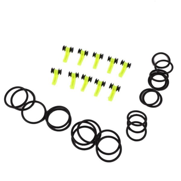 

10pcs/bag fishing accessories lure artificial bait hook plastic keeper for rod pole lures 2021