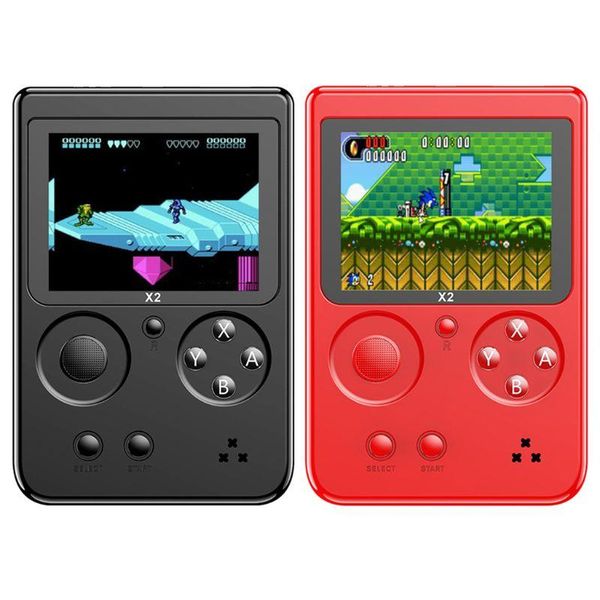 

mini handheld 2.8" lcd colorful screen retro rocker gaming machine host with 2500 portable players game
