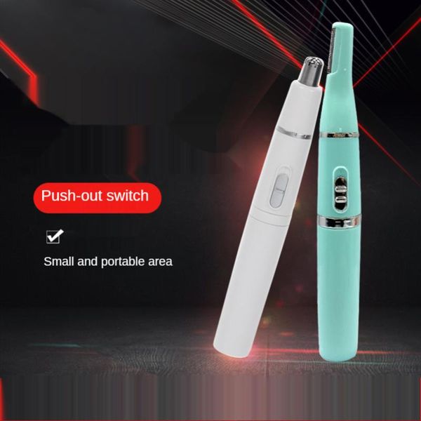

electric nose & ear trimmers 2-in-1 hair trimmer implement shaver clipper neck eyebrow man woman clean trimer razor washable