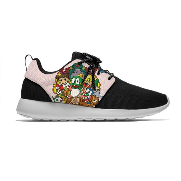 

sneakers bobble japan game bubble est cool kawaii fashion kids sport running shoes casual breathable print boys children girl, Black;red