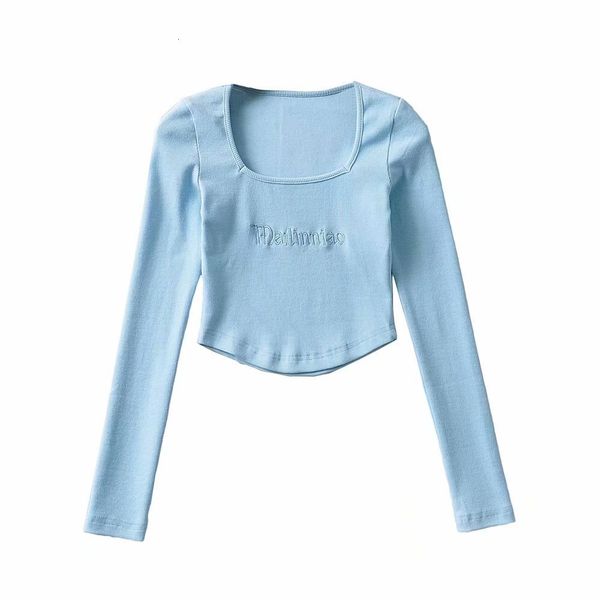 

women's sweaters 2021 custom attacked female mesh fabrics long sleeve fashion around neck shirt, White;black