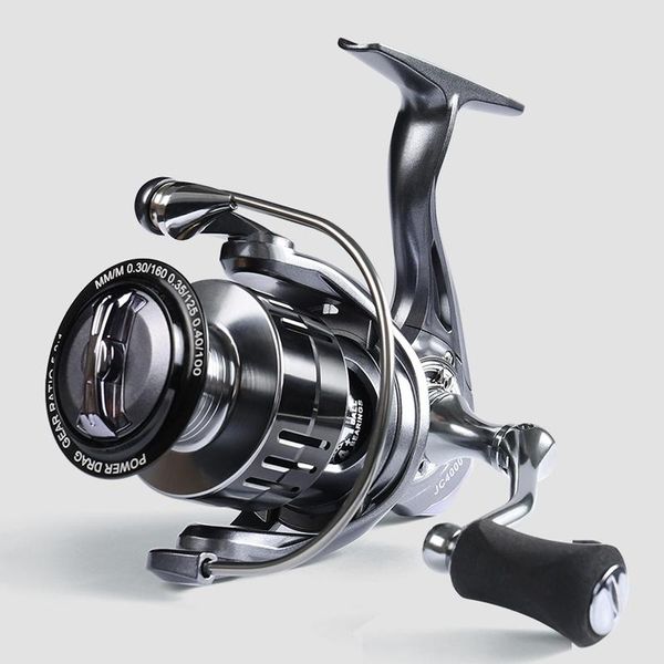 

fishing reel all metal jc3000 4000 spinning 5.2:1 high speed max drag 8kg quality sea accessories baitcasting reels